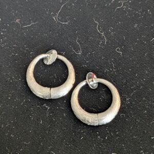Silver Hoop Earrings